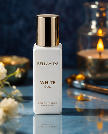 BellaVita White Oud Eau De Parfum 20ml | Luxury Unisex Oud Perfume