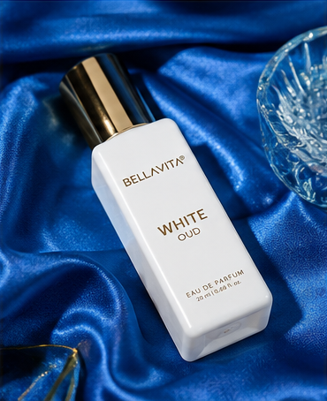 BellaVita White Oud Eau De Parfum 20ml | Luxury Unisex Oud Perfume