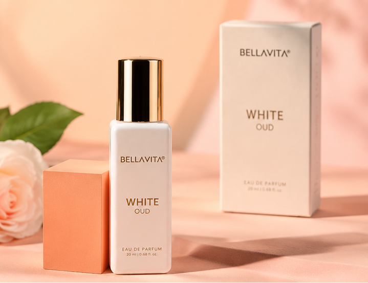 BellaVita White Oud Eau De Parfum 20ml | Luxury Unisex Oud Perfume